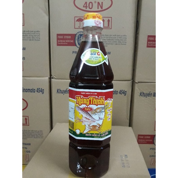 Nước mắm Hưng Thịnh chai 900ml ướp cá kho thịt