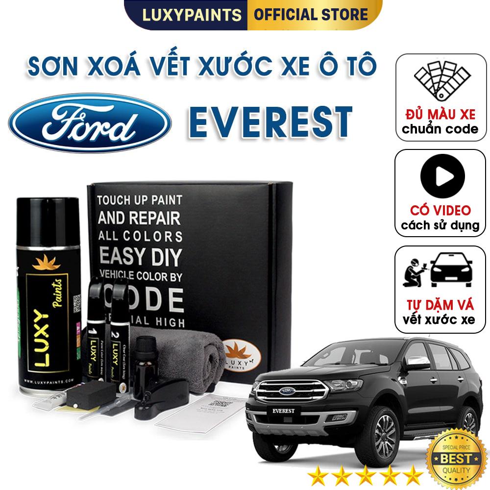 Sơn xóa vết xước xe ô tô Ford Everest LUXYPAINTS, màu chuẩn theo Code dễ sử dụng độ bền cao - LP01FOEV