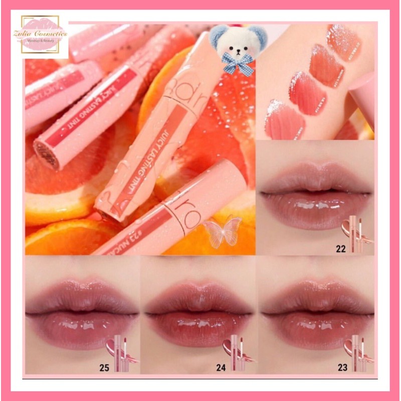 [NEW][Màu mới 2225] Son Tint Romand Juicy Lasting Tint bóng lỳ