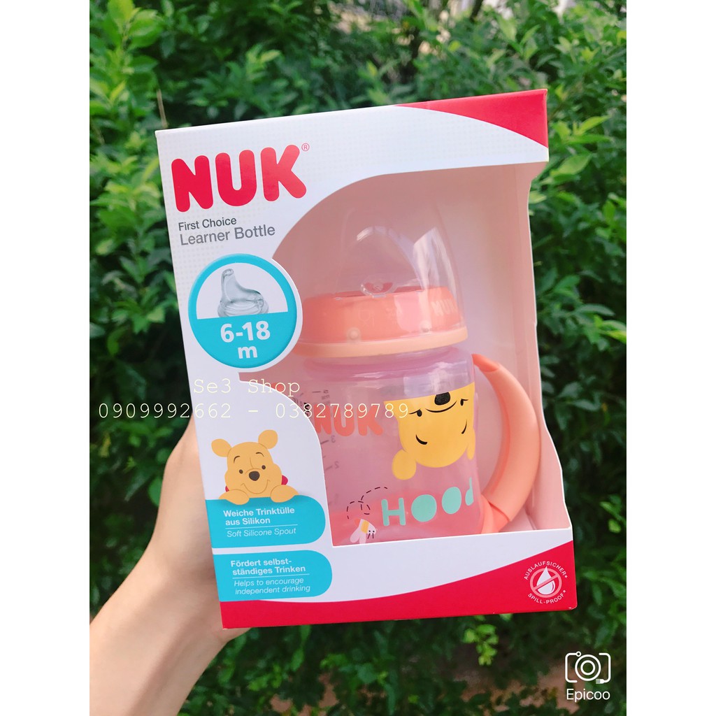Bình tập uống NUK Baby Gluck