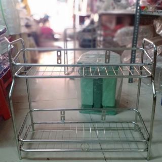 Kệ inox 2 tầng gia vị