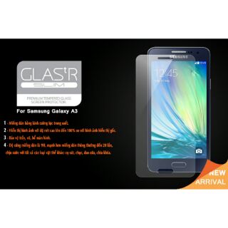 Samsung Galaxy A3/ A3 2015 kính cường lực kèm phụ kiện