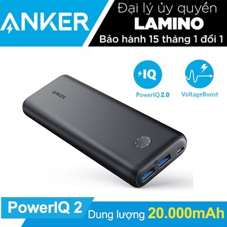 Pin sạc dự phòng anker powercore ii 20000mah poweriq 2.0 - hãng phân phối chính thức