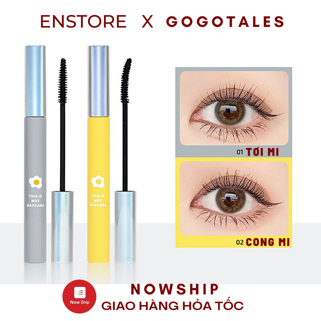 [GOGOTALES] Mascara Gogotales Small Grey Stick Slender làm cong dài mi lâu trôi