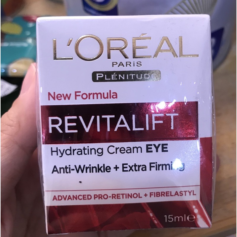 Kem dưỡng mắt săn chắc và chống nhăn (L’Oreal Paris Revitalift Anti-Wrinkle Eye Cream 15ml)