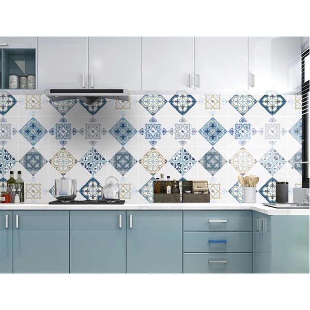 Tranh dán bếp Decan dán bếp, đồ dùng KT 60x300