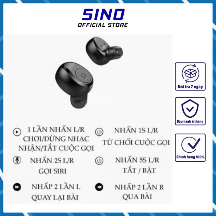 Tai nghe bluetooth gaming s11 không dây kèm sạc dự phòng flashback S11 SINO