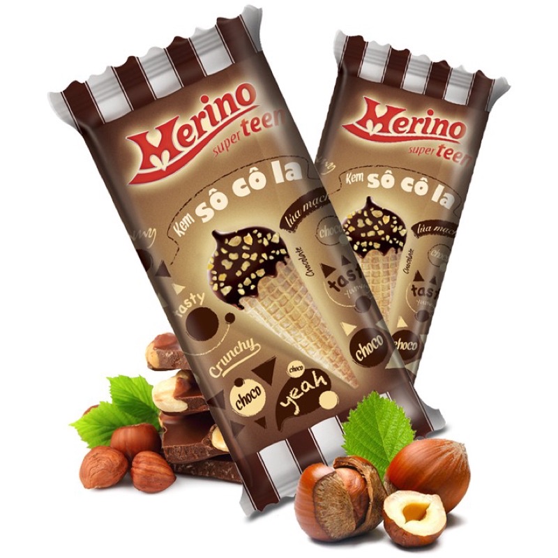 💥💥💥 Kem ốc teen MERINO có thể mix 3 vị (chỉ giao hàng nội thành Hà Nội, giao hoả tốc Grab express