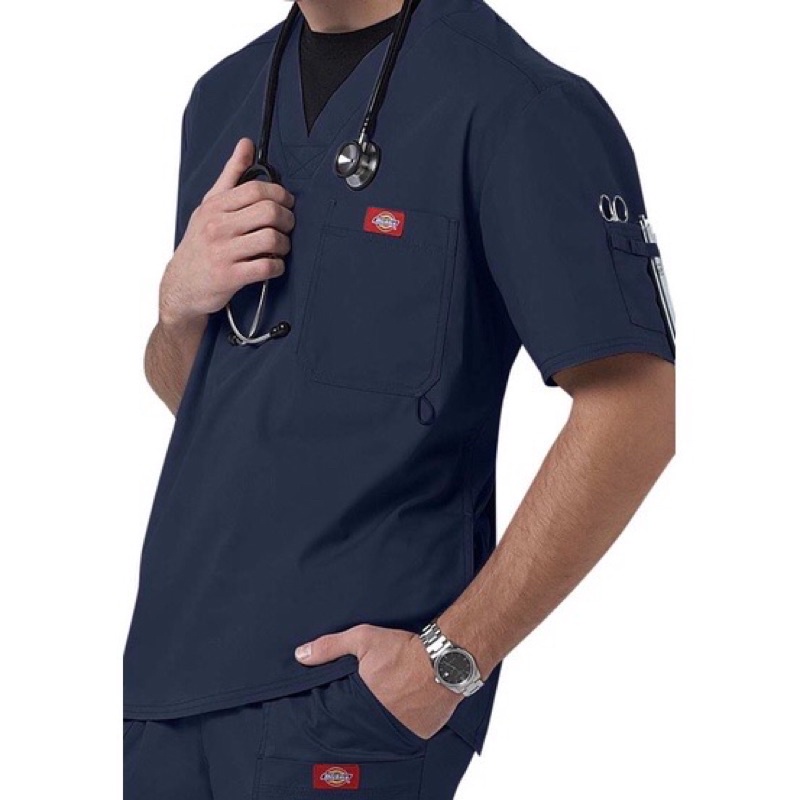 Scrubs Men's Special V-neck , đồng phục y tế, điều dưỡng, bác sĩ, spa - Chất vải Kaki Lụa Cao Cấp
