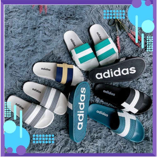 ( Free Ship) Dép Nam Quai Ngang ADIDAS, Dép Das Đế Chữ Cao Su