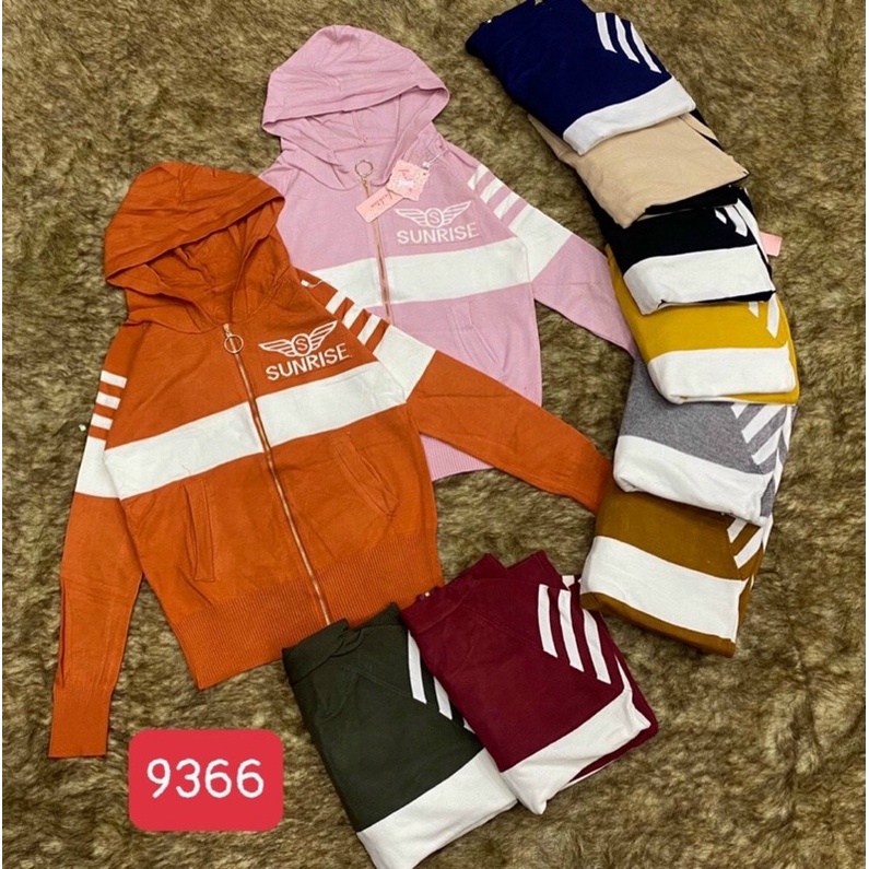 Áo khoác thun len có nón hàng QC xịn