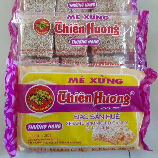 Mè xửng dẻo thượng hạng Sông Hương, Thiên Hương 250g / 400g - Đặc sản Huế