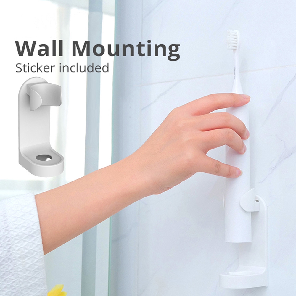 [Hàng mới về] Giá đỡ bàn chải đánh răng điện thiết kế nhỏ gọn tiết kiệm không gian