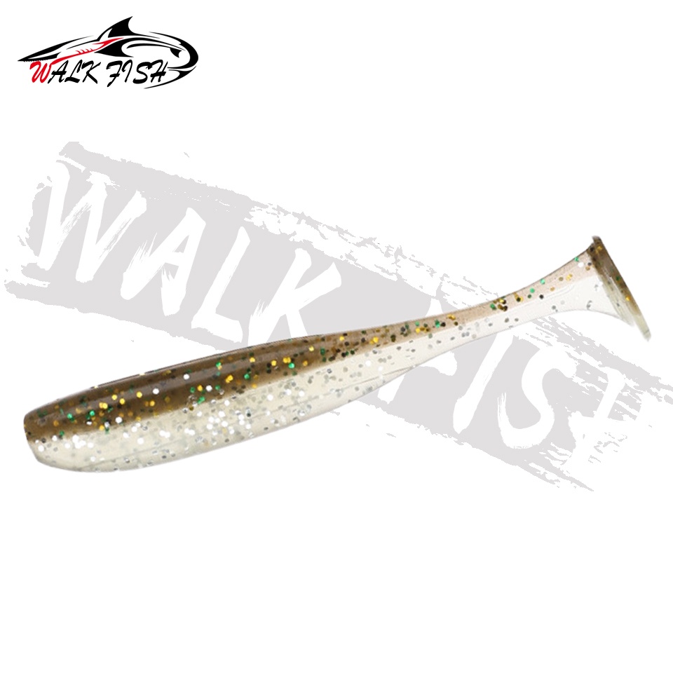 Hộp 50 mồi câu cá giả WALK FISH hình chữ T 5cm 5.5cm 6cm 7cm