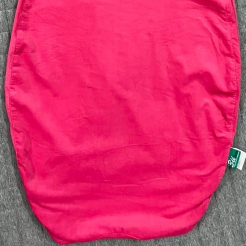 Vỏ Ghế Lười Hạt Xốp 3ii Home Hình Trái Lê Màu Hồng Size XL120x130cm L100x120cm M80x100cm Chất Liệu Vải Nhung Gân Cao Cấp