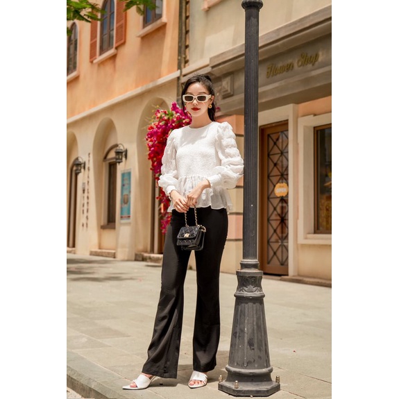OLV - Áo Seashell Shirring Top