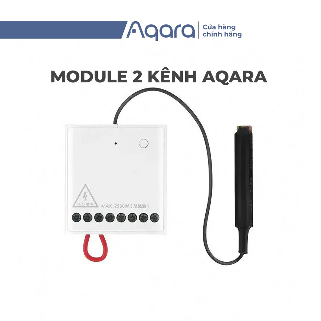 Module thông minh Aqara Wireless Relay Controller 2 Channels LLKZMK11LM