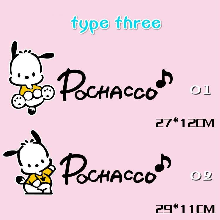 Miếng Dán Trang Trí Cửa Sổ Xe Hơi Hình Chú Chó Hoạt Hình Phản Quang Đáng Yêu