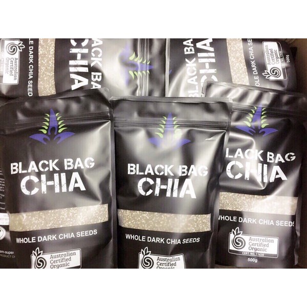 Combo 10 gói Hạt chia đen chuẩn úc Black Bag chia seeds