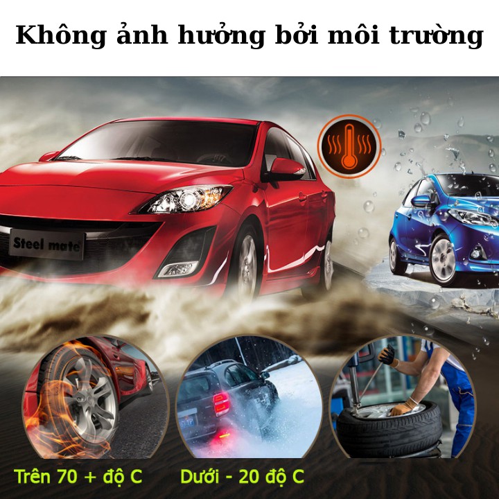 Cảm Biến Áp Suất Lốp oto TPMS T18 không dây năng lượng mặt trời , van ngoài , phù hợp với mọi loại oto , bảo hành 2 năm