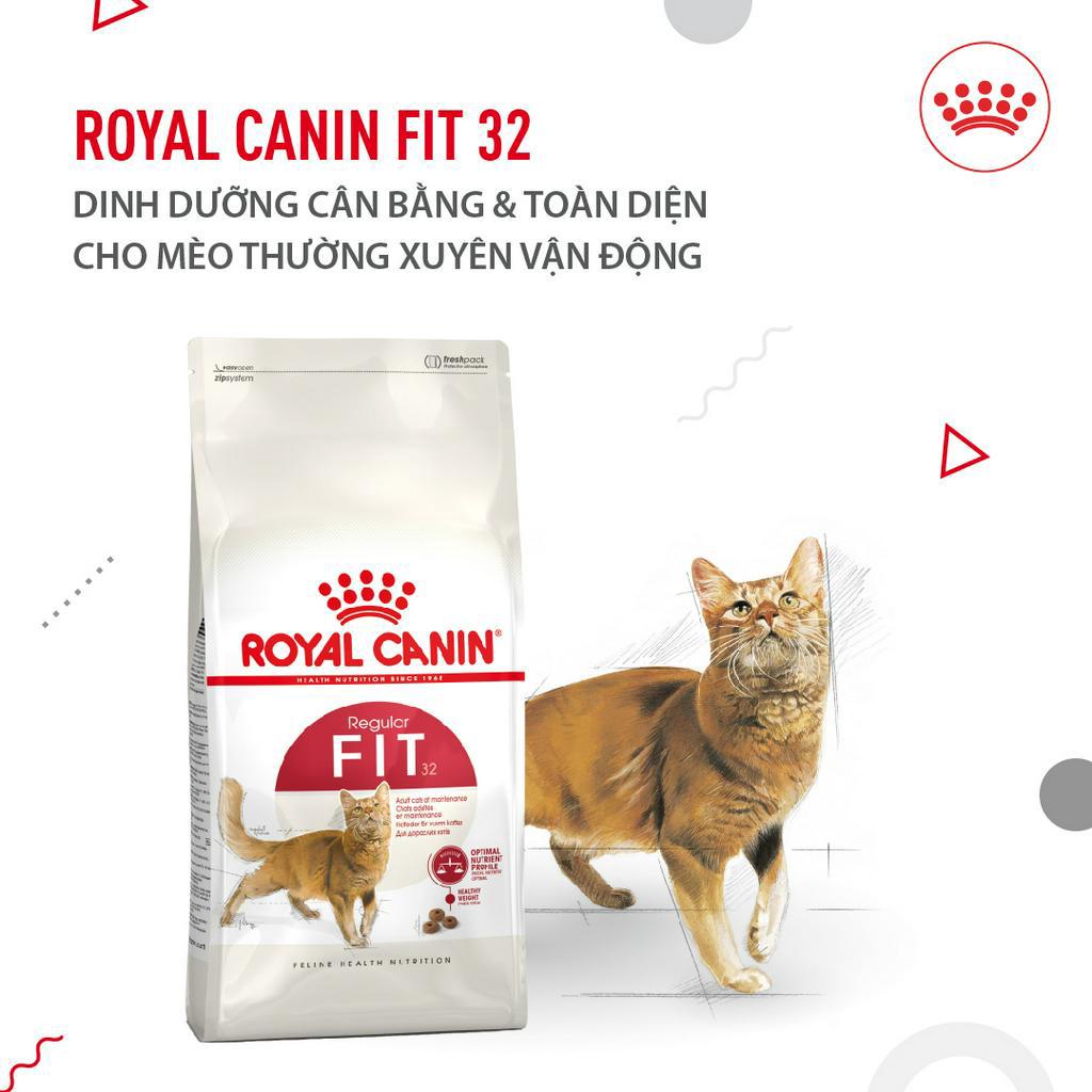 thức ăn hạt ROYAL CANIN FIT 32 - thức ăn mèo trưởng thành năng động