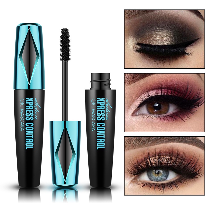 (Hàng Mới Về) Mascara Sợi Tơ 4d Kháng Nước Lâu Trôi Chuốt Mi Cong Vút Và Dày Hơn Hiệu Quả