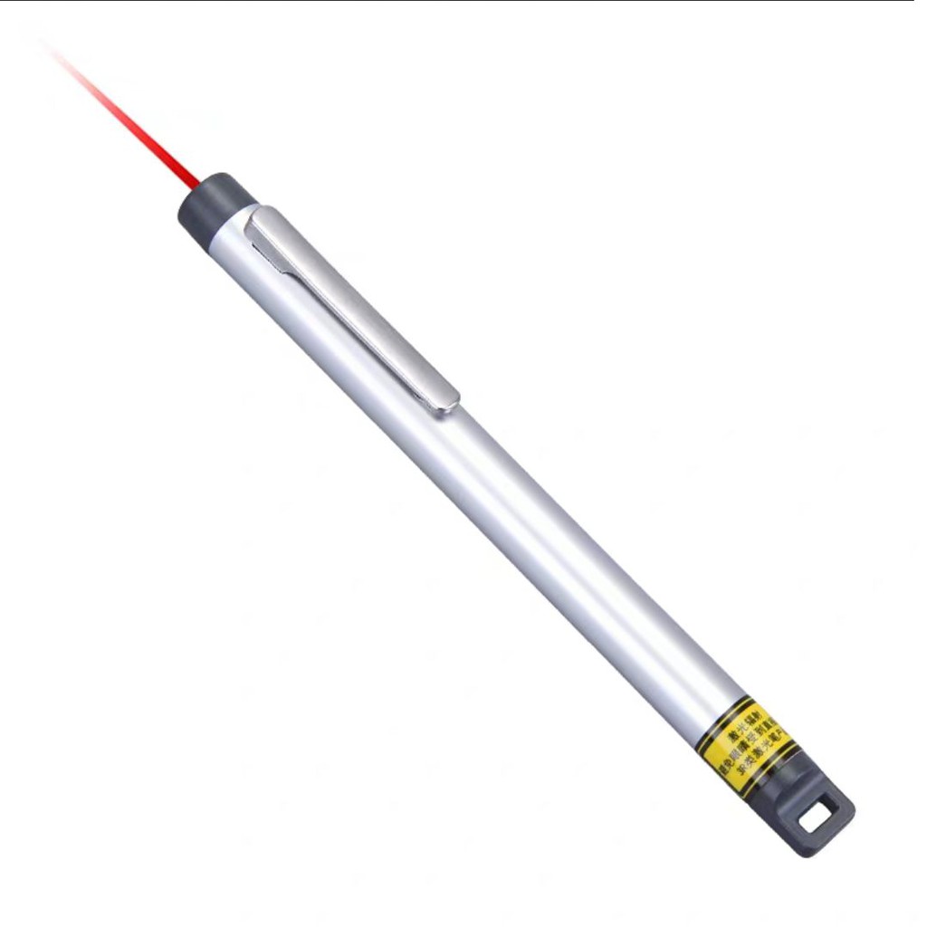 Bút Laser Chỉ Bảng, Sa Bàn Thuyết Trình Vỏ Kim Loại Điểm Sáng Đỏ To 3933