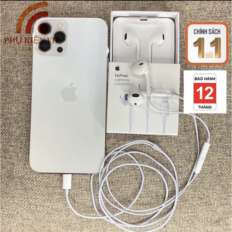 Tai nghe IP 12/13 (Chính Hãng) (Chuẩn Zin của IP) cho Ip 11,12,13 jak lightning ( bảo hành 12 tháng)