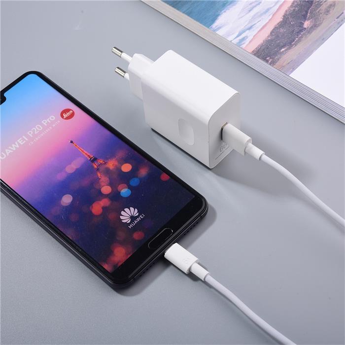 Củ Sạc Nhanh 66W 40W QC4.0 6A USB Type C Cho Huawei Mate 40 30 P50 P40 Pro Nova 8 SE Honor9