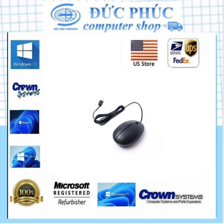 Chuột máy tính có dây văn phòng gaming HP L96910 chính hãng