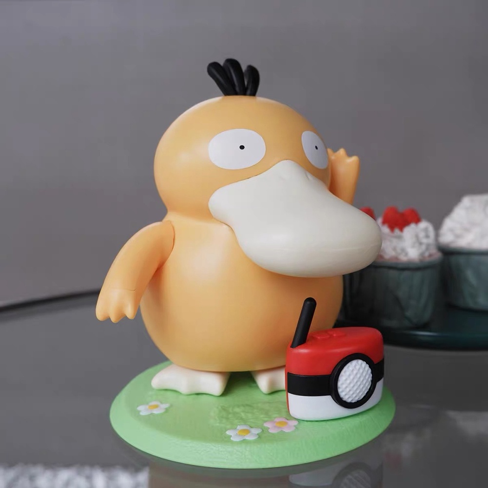 2022 New KFC Psyduck Vịt Đồ Chơi Nhảy Vuông Âm Nhạc Hộp Khiêu Vũ Và Đu Đồ Chơi Món Quà Sinh Nhật Kỳ Nghỉ Bên Điện Đồ Chơi
