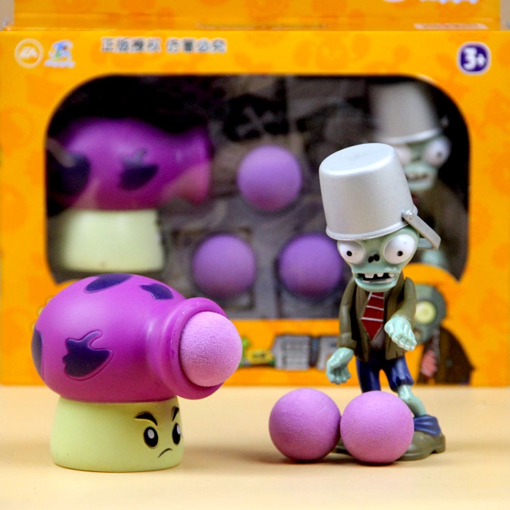 Búp bê đồ chơi hình nhân vật game plants vs zombies cỡ lớn chất liệu mềm