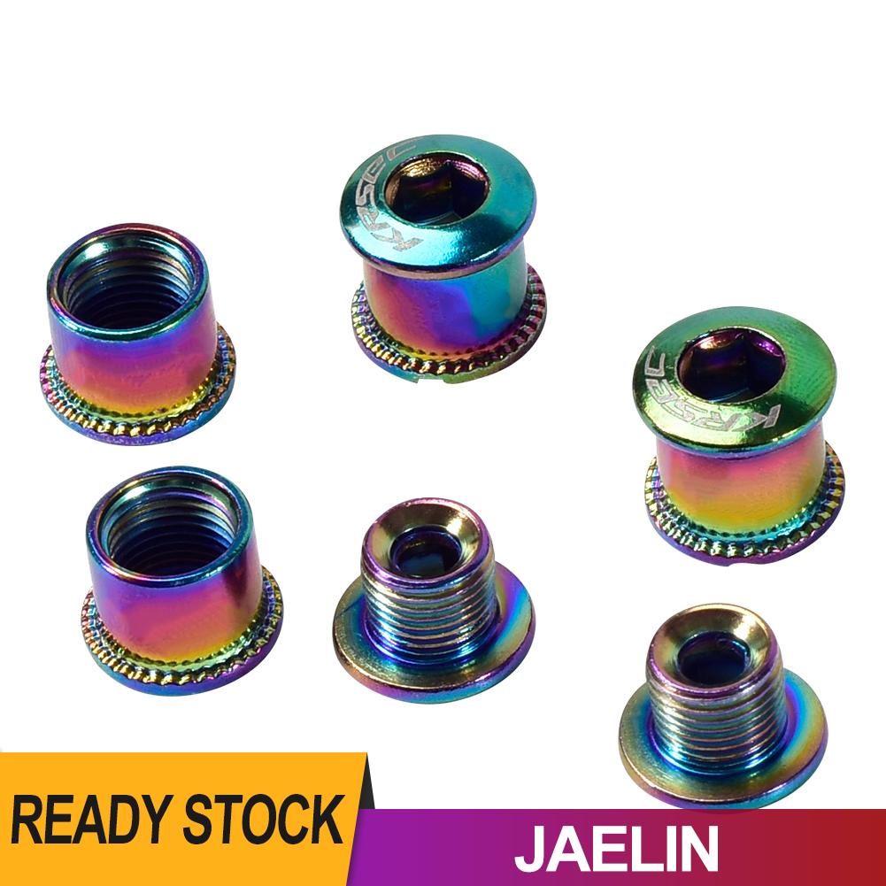 Set 4 bu lông gắn đĩa xích xe đạp leo núi MTB