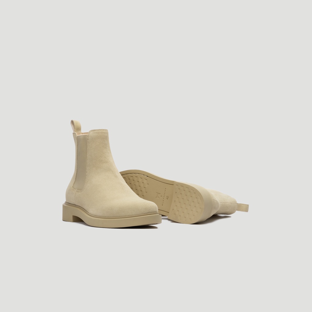 Giày boot THE WOLF basic wolf chelsea boot - Tan