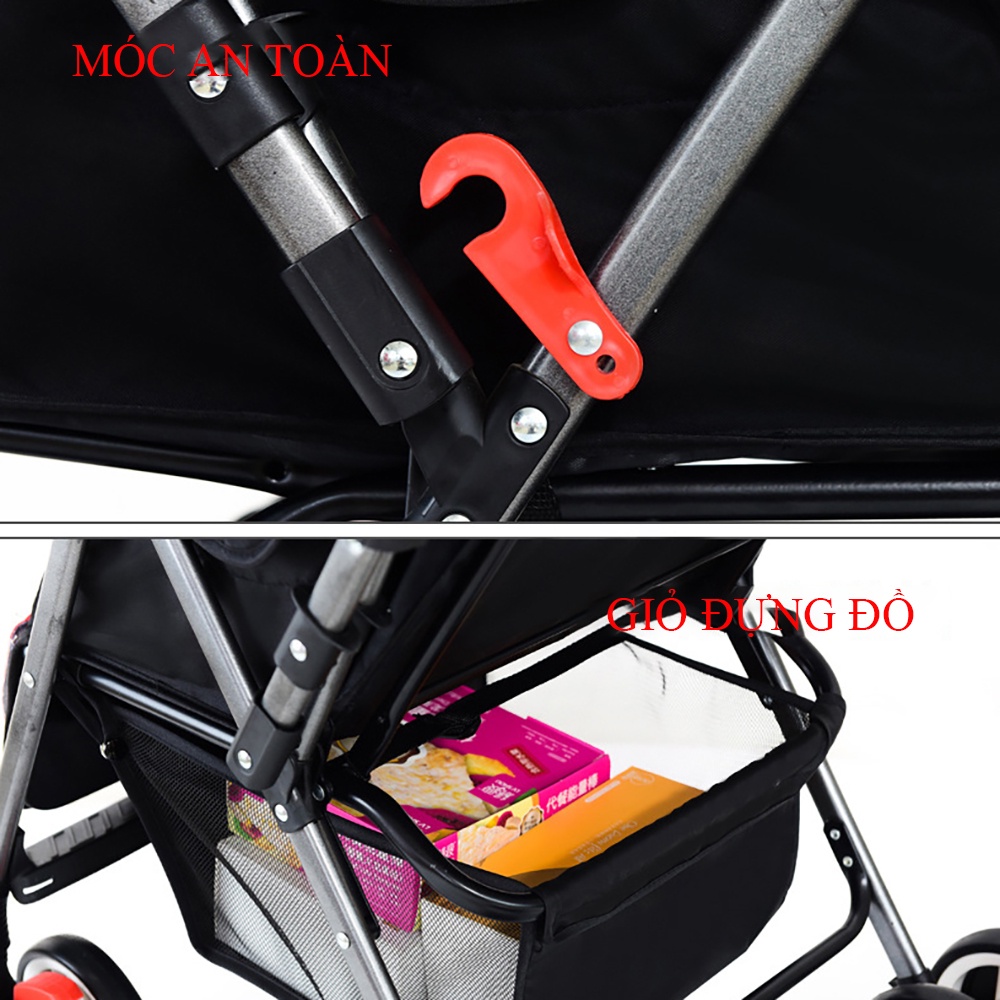 Xe nôi cho bé chính hãng LUXURY-Tính năng tiện dụng đầy đủ dành cho mẹ và bé-COMBO quà tặng siêu khủng-Bảo hành 24 tháng