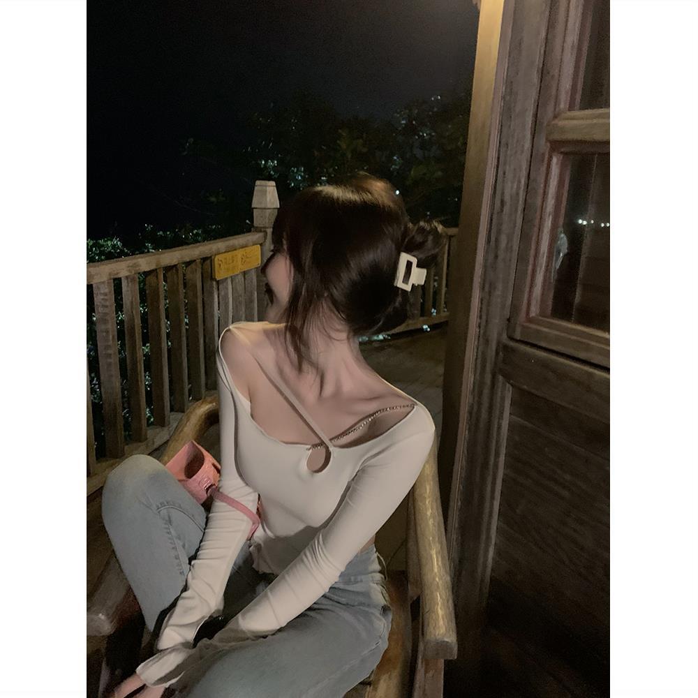 Áo kiểu nữ COZOKC tay dài trễ vai thời trang quyến rũ