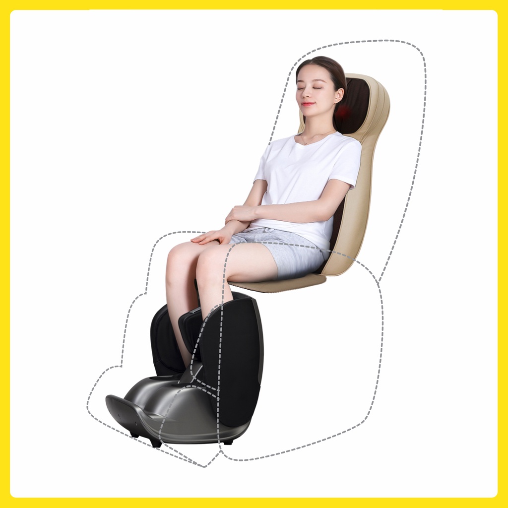 Combo Máy Massage Chân OKIA eTransformer + Đệm Massage OKIA eMove Pro