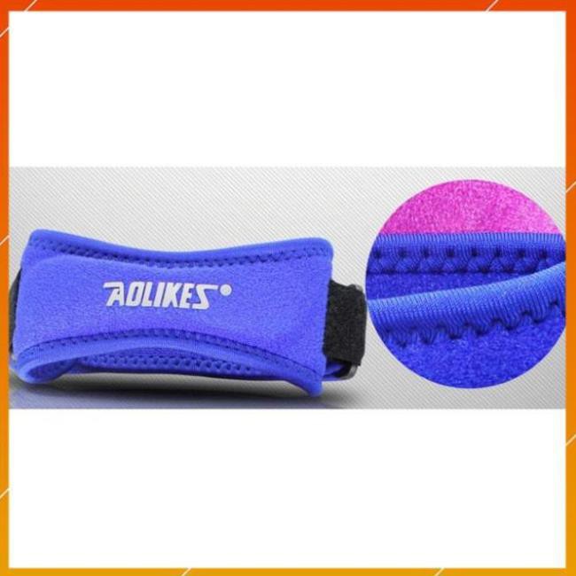 Đai đầu gối Aolikes al 7919 có đệm hơi silicone thoáng khí bó ống khớp băng cuốn bảo vệ quấn gym thể thao yoga