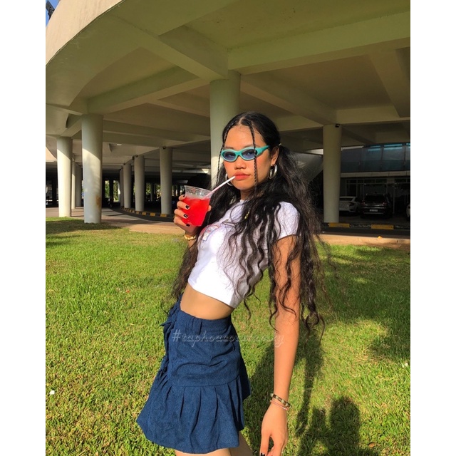 #taphoacotutamky #bestseller Chân váy Túi hộp gài nút lệch hông - Pocket Skirt | BigBuy360 - bigbuy360.vn