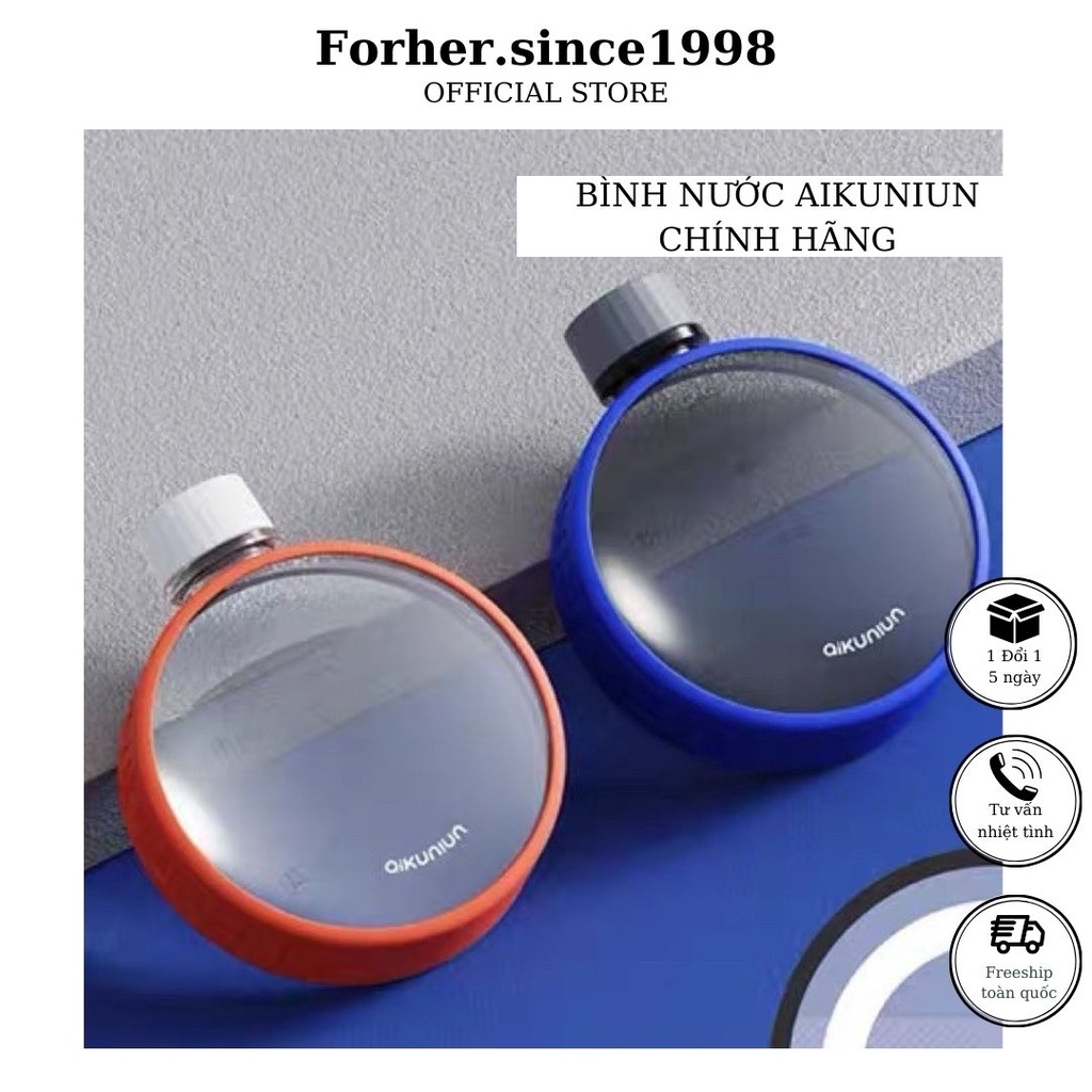 Ảnh thật Bình nước aikunnun, phụ kiện Forher.since1998