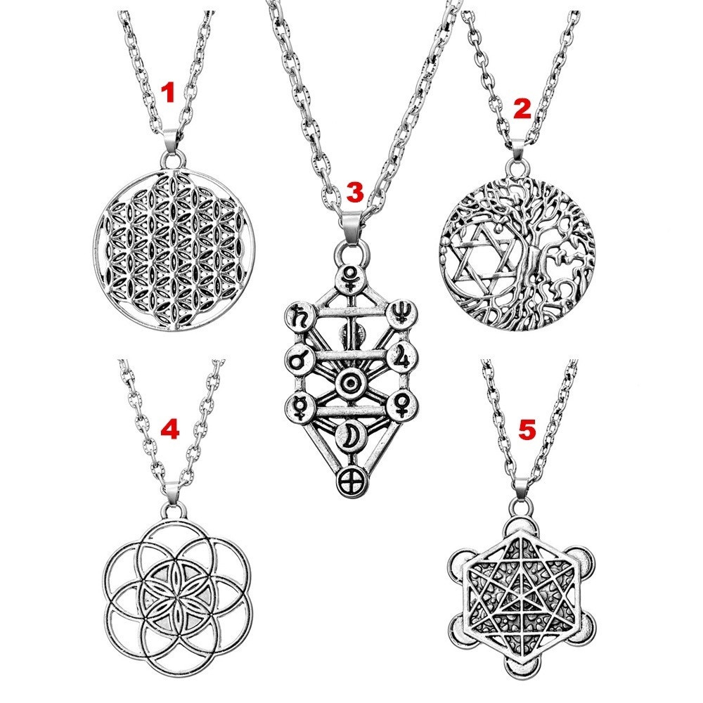 Mặt dây chuyền đá 7 Chakra cân bằng năng lượng