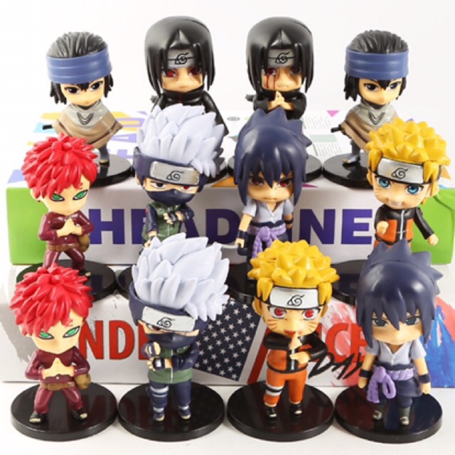 Mô hình figure Naruto & friends đế đen