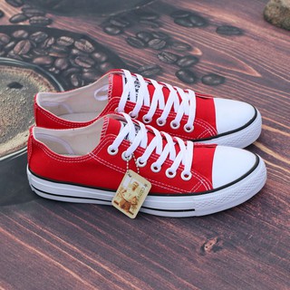 Giày CVS AllStar Classic Cổ Thấp Nữ Đỏ Tươi