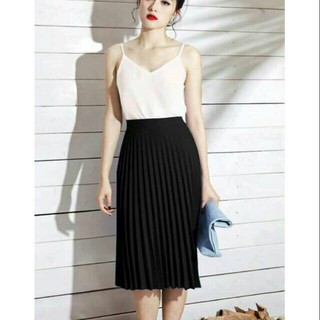 Chân váy XÒE DÀI DẬP LY Vintage