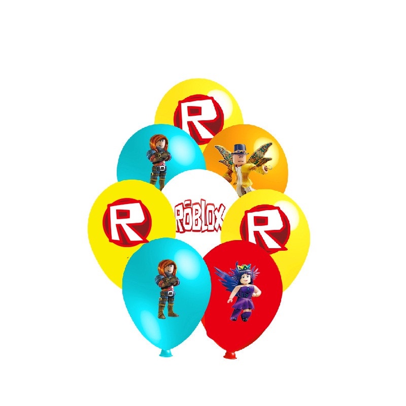 ROBLOX Bộ 34 Phụ Kiện Trang Trí Bánh Kem Sinh Nhật Cho Bé