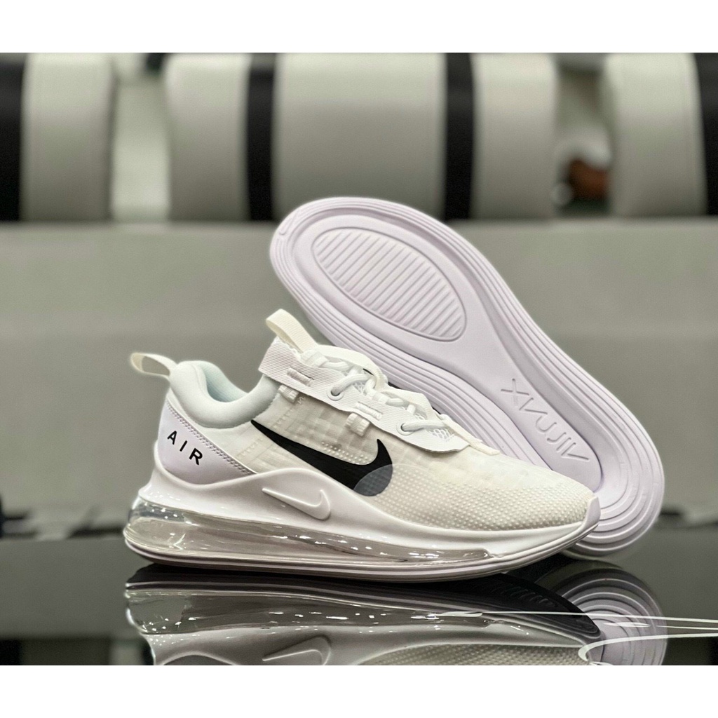 Giày Thể Thao Nam Nữ Air Max 720  white trắng, giày chạy bộ airmax 720, đế cao 5 cm