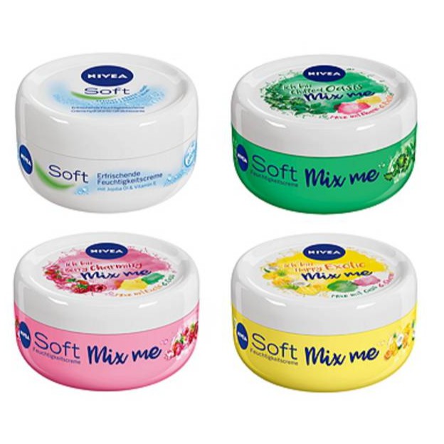 Kem dưỡng ẩm Nivea Soft Mix Me 100ml - Đức