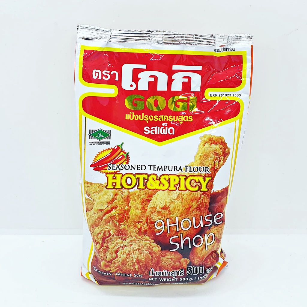 (DATE 28/10/2023) Bột Chiên Gà Giòn GOGI Thái Lan 500gram