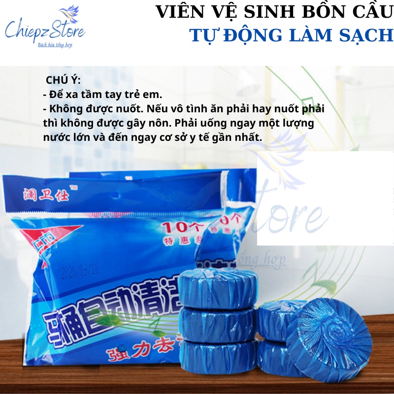 Viên vệ sinh bồn cầu đa dụng - Tự động làm sạch
