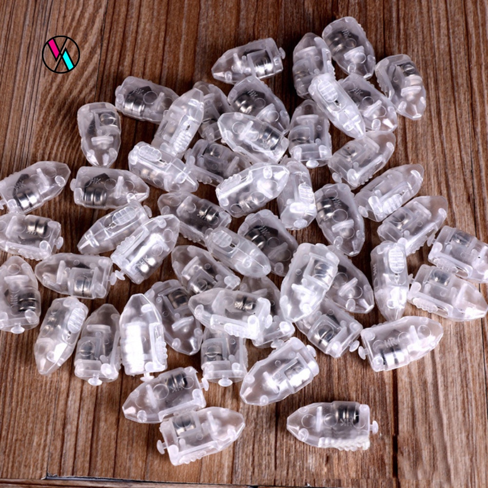 Bộ 10 đèn LED mini hình viên đạn chống nước trang trí tiệc cưới/sinh nhật